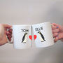 Penguin Love Valentines Mug Set, thumbnail 2 of 3