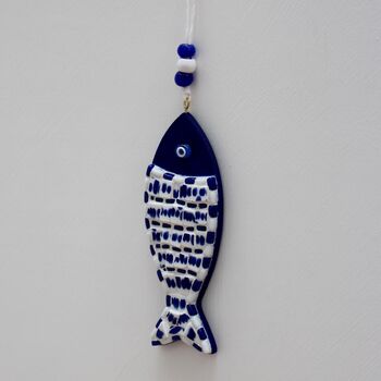 Handmade Mosaic Fish Hanging Decoration, 2 of 2