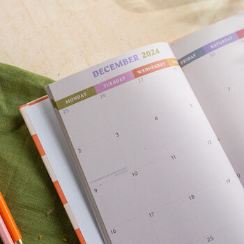 2024 Diary | A5 Hardcover Week To View | Checks, 7 of 11
