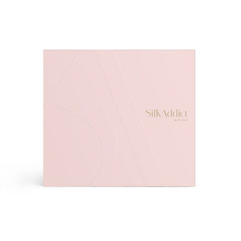 Silk Addict 100% Mulberry Silk Pale Pink Gift Set, 7 of 7