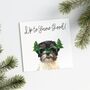 Personalised Pet 'Funny Christmas Glasses' Christmas Card, thumbnail 3 of 10