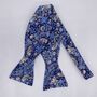 Liberty Self Tie Bow Tie In Navy Blue Strawberry Thief, thumbnail 2 of 3