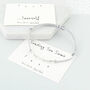 Sterling Silver 'Love' Morse Code Bracelet, thumbnail 3 of 7