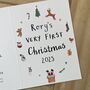 Personalised Baby's Very 1st Christmas Card, thumbnail 9 of 9
