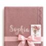 Personalised Baby Blanket Embroidered With Name Soft Customised Blanket For Newborn Baby Girl Cot And Pram Blanket Baby Girl Present 100x80cm, thumbnail 1 of 12