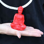 6x Matt Mini Buddha Assorted Colours, thumbnail 2 of 8