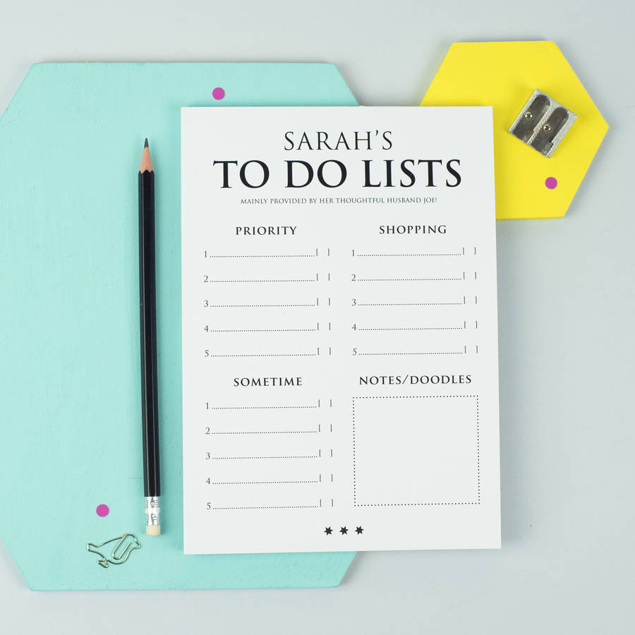 Notepad To Do List