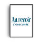 Goodbye Darkness French Retro Giclée Art Print, thumbnail 2 of 4