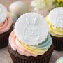 Easter Treats Debosser Stamp Happy Easter For Cookies And Cupcake Icing Decoration, thumbnail 1 of 5
