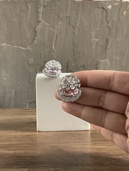 Aurora Sparkling Cz Studs, 9 of 10