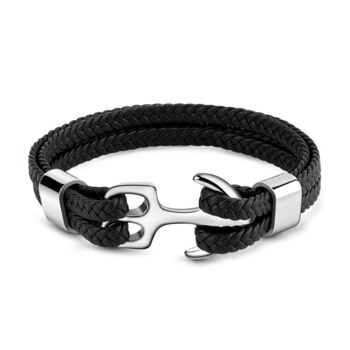 Personalised Silver Anchor Bracelet, 5 of 11