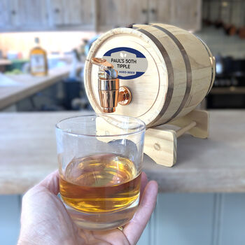 Personalised Wooden Keg Beer Barrel, 3 of 5