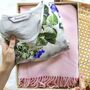Womens Silk Satin Top And Cashmere Wool Scarf Gift Set, thumbnail 1 of 11