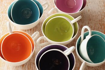 Handmade Porcelain Tea Or Coffee Cup, 2 of 11