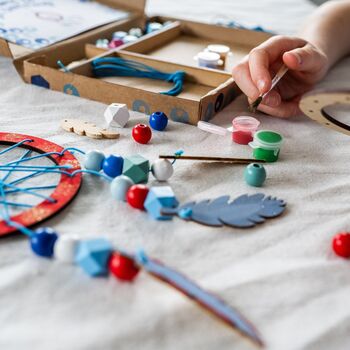 Personalised Make Your Own Dreamcatcher Craft Kit, 9 of 11