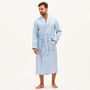 Mens Brushed Cotton Dressing Gown, thumbnail 3 of 4