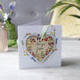 Valentine's Day Personalised Card And Wooden Heart, thumbnail 9 of 9