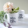 Personalised Totally In Love Mr And Mrs Mugs, thumbnail 1 of 3