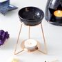 Purple Star Sign Oil Burner On Metal Base, thumbnail 1 of 3