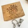 Wooden Tree Design Personalised Trinket Box, thumbnail 2 of 8
