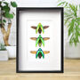 Green Jewel Beetle Collection Insect Bug Entomology Taxidermy Box Frame, thumbnail 1 of 3