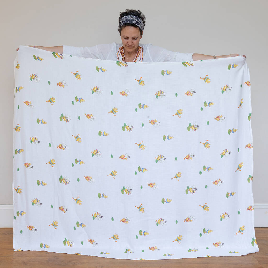 Giant Bamboo Muslin Blankets, 145cm X 170cm By The Little Art
