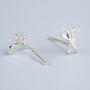 Sterling Silver Spoon And Fork Earrings, thumbnail 4 of 5
