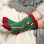 Nutcracker Green And Elizabeth Ginger Women's Socks, thumbnail 2 of 5
