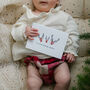 Baby's First Christmas Fingerprint Card Making Kit, thumbnail 1 of 4