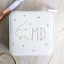 Personalised Constellation Square Travel Jewellery Box, thumbnail 3 of 7