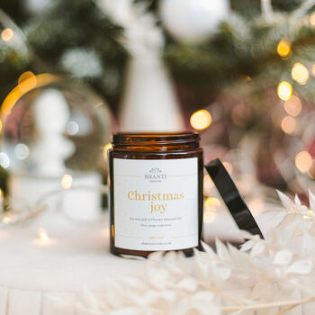 Relaxing Christmas Joy Pamper Gift For Her Organic Aromatherapy Scented With Pure Essential Oils, 2 of 12