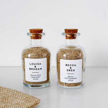 Holiday Sand Bottle With Personalised Label, 8 of 12