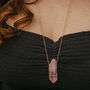 Soft Pink Agate Necklace, thumbnail 4 of 6