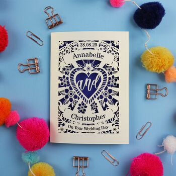 Personalised Wedding Card, 3 of 8