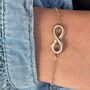 Opal Infinity Link Bracelet, thumbnail 1 of 3