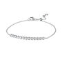 Bezel Bar Bracelet, Silver Plated Or Gold Plated, thumbnail 5 of 6