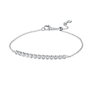 Bezel Bar Bracelet, Silver Plated Or Gold Plated, 5 of 6