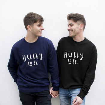 Hubby And Wifey To Be Engagement Sweatshirt Set, 3 of 9