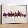 Nottingham Skyline Cityscape Black And White, thumbnail 6 of 12