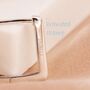 Sterling Silver Minimalist Cz Pave Square Huggie Hoop, thumbnail 2 of 12
