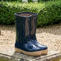 Personalised Blue Welly Boot Planter Gift, thumbnail 3 of 11