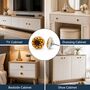 Sunflower Styled Ceramic Round Cabinet Knob, thumbnail 8 of 9