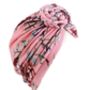Cancer Scarves Pre Tied Headwrap Platt Knotted, thumbnail 5 of 10