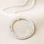 Personalised Halo Necklace, thumbnail 5 of 12