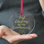 Personalised Grandparents First Christmas Decoration, thumbnail 2 of 4