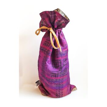 Large Sari Gift Pouches, Reusable, Handmade, 8 of 11