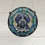 Labradoodle Black Memorial Suncatcher, thumbnail 1 of 6