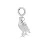 Racing Pigeon Charm Sterling Silver, thumbnail 4 of 12