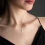 Saint Francis Tau Cross Necklace, thumbnail 7 of 9