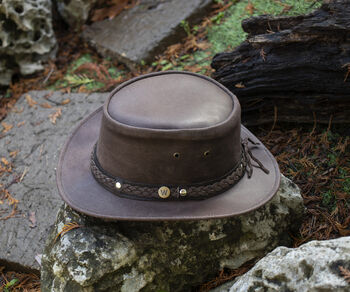 Men's Leather Hat The Prospector, 5 of 10